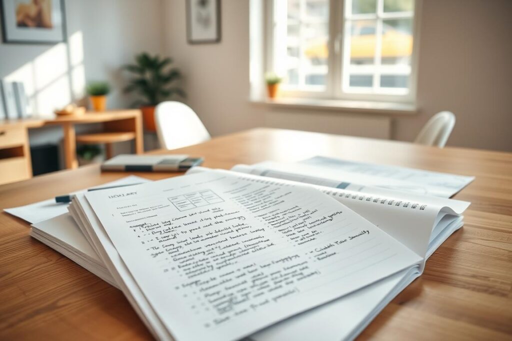 A neatly organized food diary and elimination diet plan laid out on a wooden desk, illuminated by soft, natural lighting filtering in through a large window. The pages are filled with handwritten notes, meal plans, and carefully tracked food intake. The background is a serene, minimalist office space, evoking a sense of focus and diligent self-discovery. The overall mood is one of mindful introspection, as the viewer is guided through the process of identifying potential food sensitivities through this structured, methodical approach.